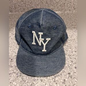 H&M Kids Denim Blue NY Baseball Cap